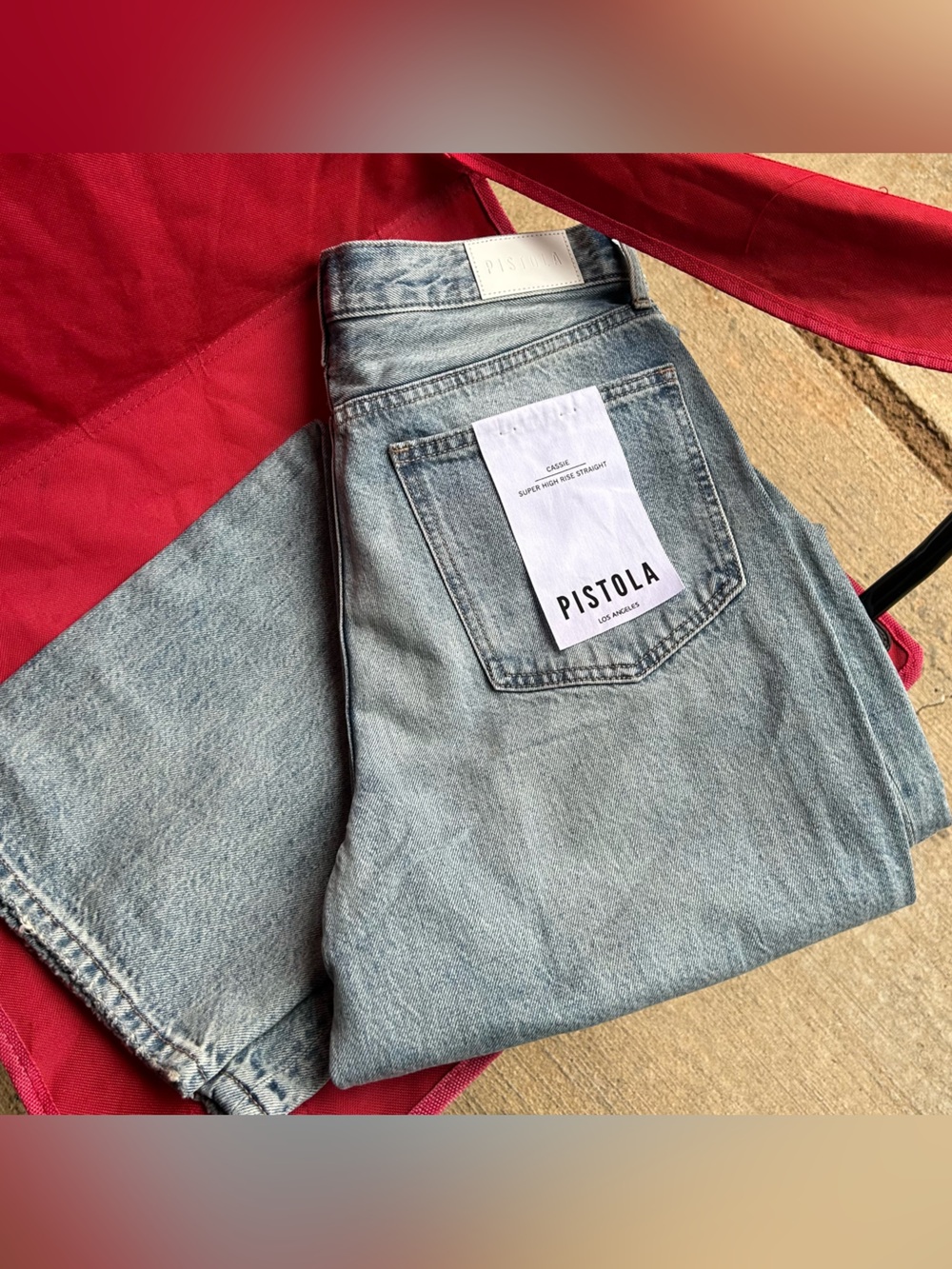 pistola Light Wash High Rise Women's Jeans